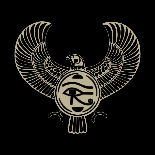 Egyptian mythology bird figure by MusicianCatsClub