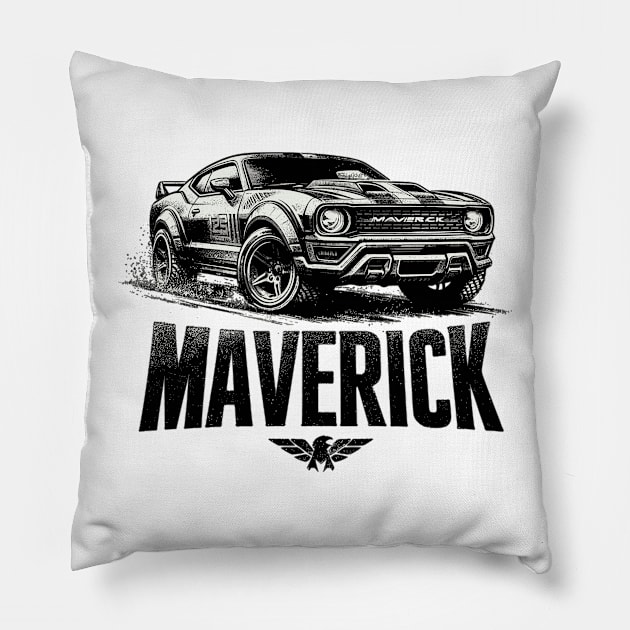 Ford Maverick Pillow by Vehicles-Art