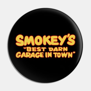 1997 - Smokey's Garage (Gold and Red on Black) Pin