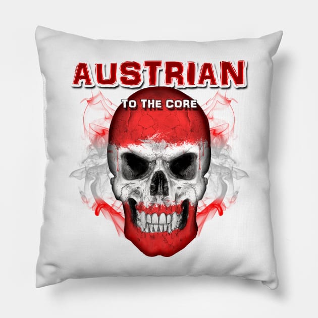 To The Core Collection: Austria Pillow by Maia Mystia