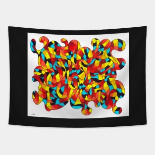 Colorful Chaos Tapestry