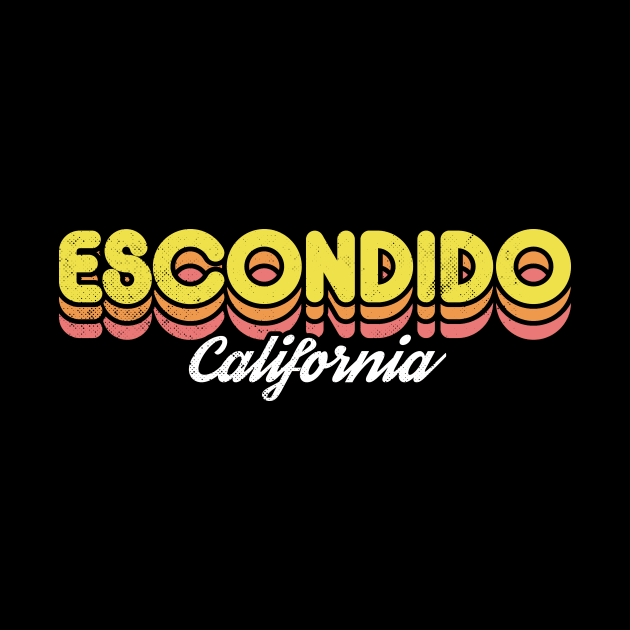 Retro Escondido California by rojakdesigns