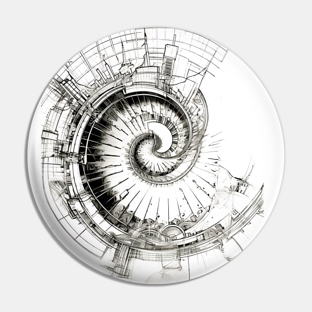 Fibonacci Sequence: Fibonacci Abstract Pin by Puff Sumo