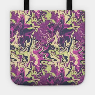 Hey Puddin' Marble - Digital Paint Spill Tote