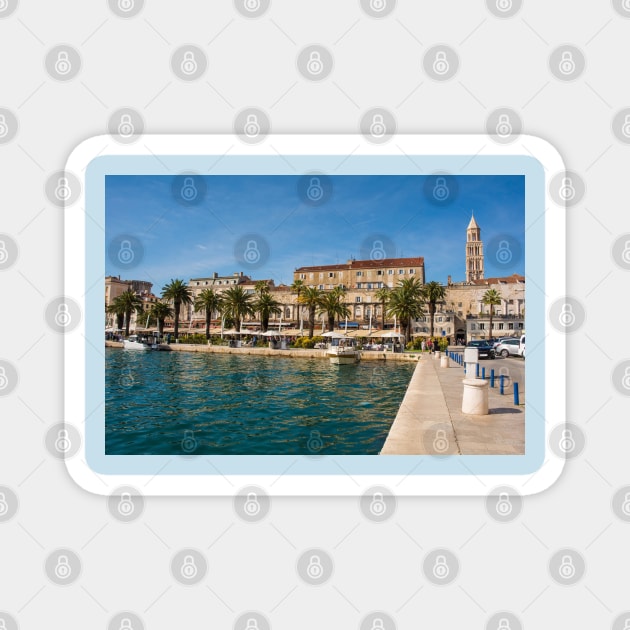 Riva in Split, Croatia Magnet by jojobob