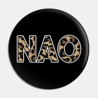 Awesome Proud Name Nao Pattern Retro Anime Pin