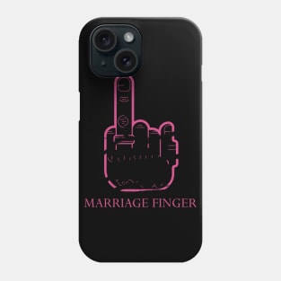 Marriage finger Phone Case