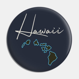 Hawaii islands Pin