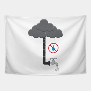 Rain Cloud Tap Tapestry