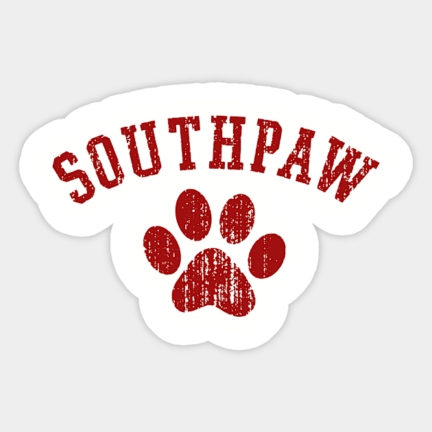 Southpaw red - Popular - Sticker