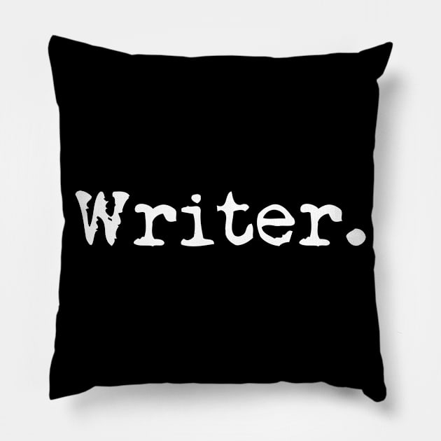 Writer Funny Writing Book Author Pillow by macdonaldcreativestudios