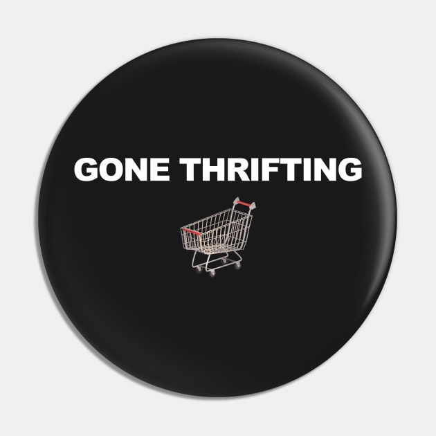 Gone Thrifting Pin by  The best hard hat stickers 