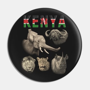 Big Five Kenya Safari Pin