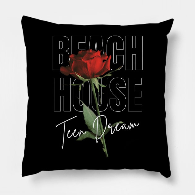 Beach House - Teen Dream // In album Fan Art Design Pillow by Liamlefr