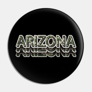 Arizona State Camouflage Pin