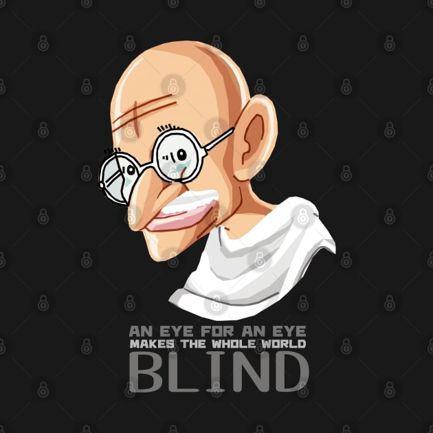 Mohandas Karamchand Gandhi by KewaleeTee