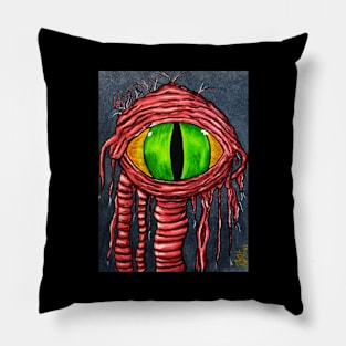 trash monster Pillow