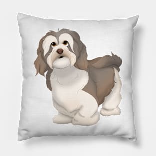 Havanese Dog Color 2 Pillow