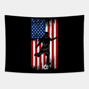 American Flag Soccer Apparel Soccer Tapestry