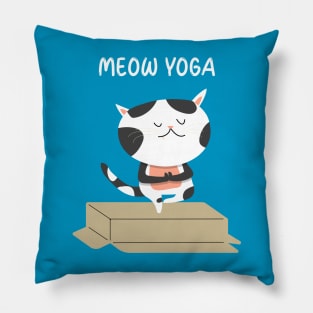 MEOW YOGA CAT Pillow