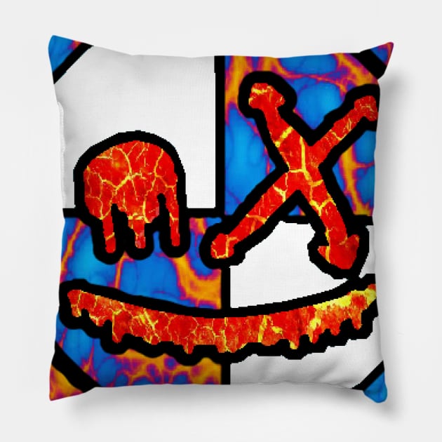 W3IRD GVNG ''TESTING'' (GOOSEBUMPS) Pillow by KVLI3N