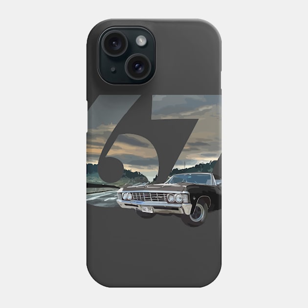 Impala 67 or retro car Phone Case by Evgenija.S