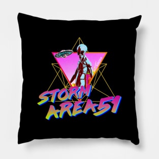 Storm Area 51 Aesthetic Pillow