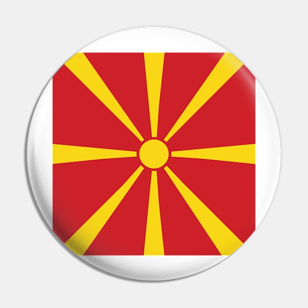 Macedonia flag Pin by flag for all