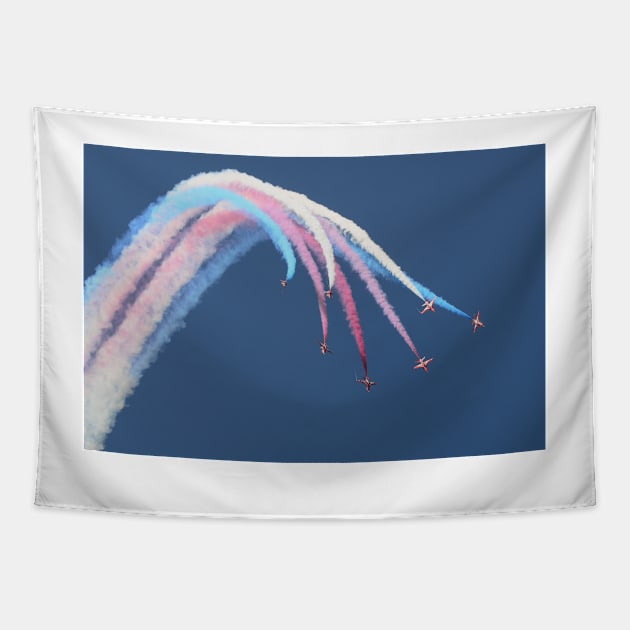 Red Arrows Tapestry by CGJohnson