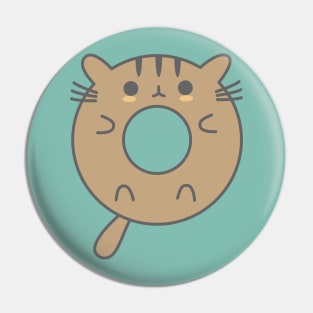 Cute Donut Cat T-Shirt Pin