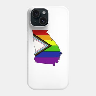 Progress pride flag - Georgia Phone Case