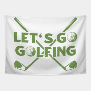 Lets Go Golfing Tapestry