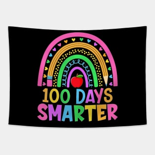 100th Day of School Teacher 100 Days Smarter  BoyGirl Tapestry