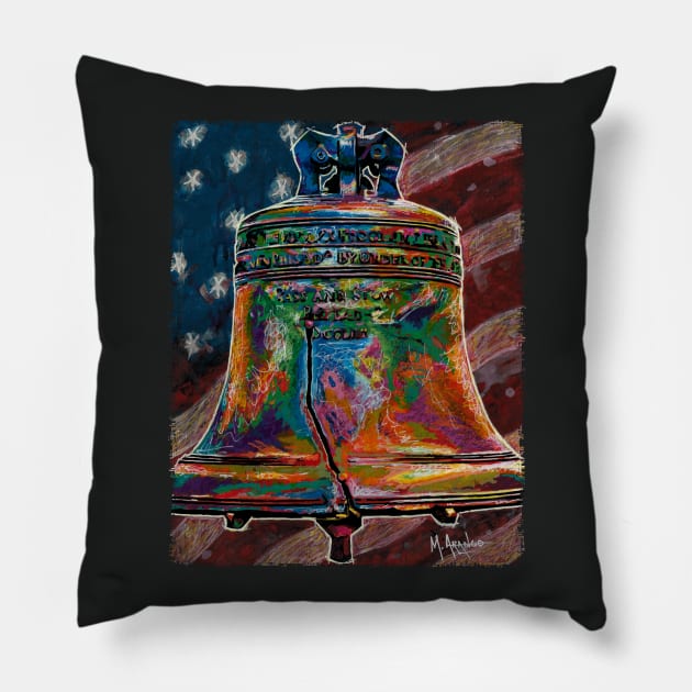 The Liberty Bell Pillow by marengo