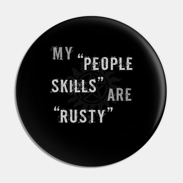 Supernatural Castiel People Skills Pin by Den Tbd