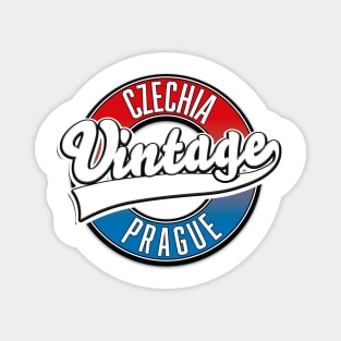 Czechia Prague vintage logo Magnet