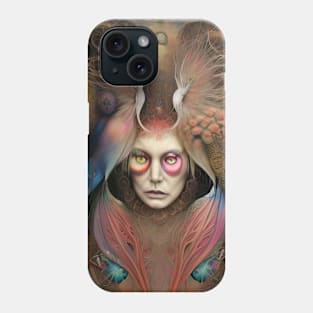 Stunning surreal witch painting Phone Case