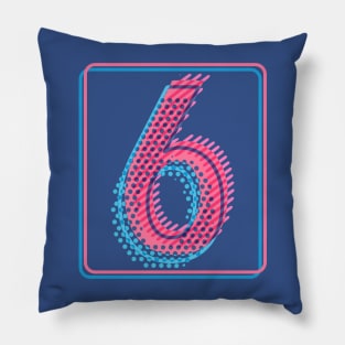 My lucky number Five 5 Pillow