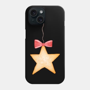 Gold star watercolor Phone Case