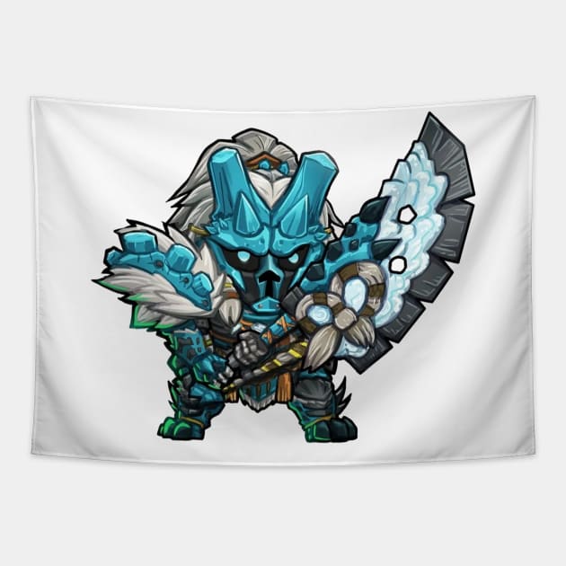 monster hunter rise Tapestry by mprokolo corgi