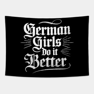GERMAN GIRLS DO IT BETTER Tapestry
