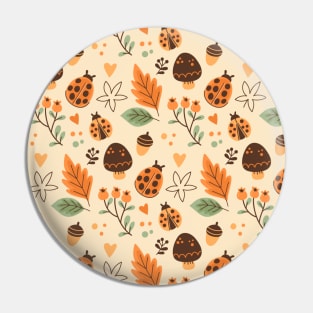 Fall / Autumn pattern Pin