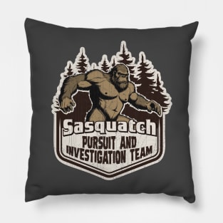 SPIT: Sasquatch Pursuit and Investigation Team Pillow