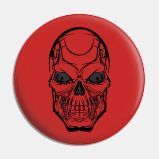 Alien Skull Pin