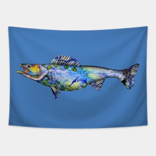 Wild Walleye Tapestry