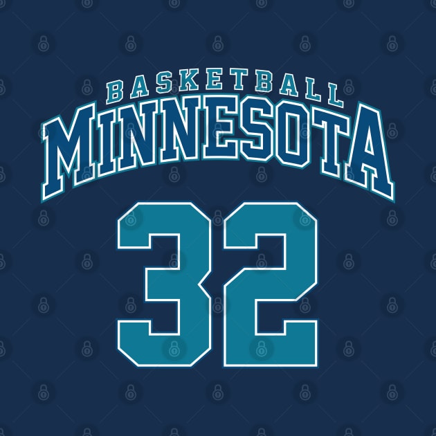 Minnesota Basketball - Player Number 32 by Cemploex_Art