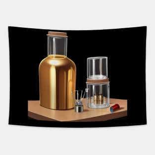 Vintage Retro Science Lab Chemistry Kit Tapestry