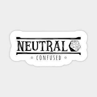 Neutral Confused (Modern Alignments) Magnet