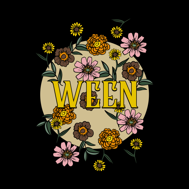 Ween Name Personalized Flower Retro Floral 80s 90s Name Style by Ancientdistant