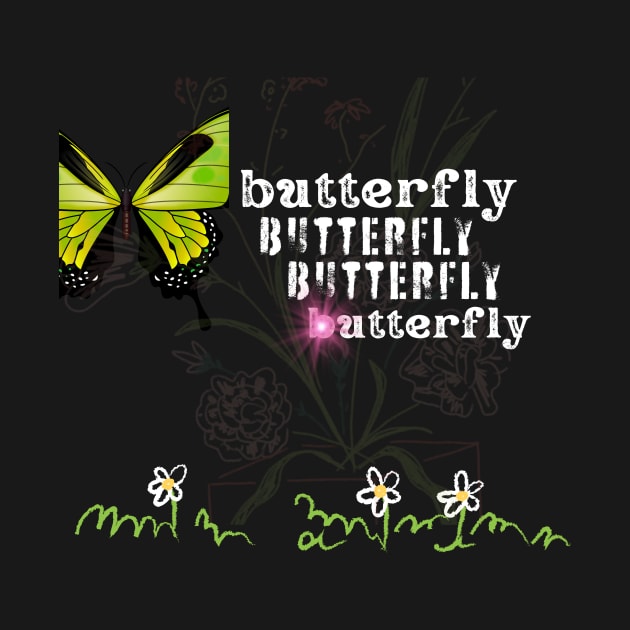 butterfly lover  t shirt by gorgeous wall art